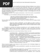 Computador como ferramenta pedagogica