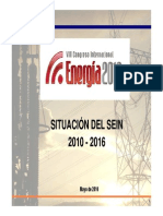 Situación Del SEIN. Ing. César Butrón. Coes-Sinac