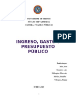  Trabajo Ingreso y Gasto Publico Finanzas