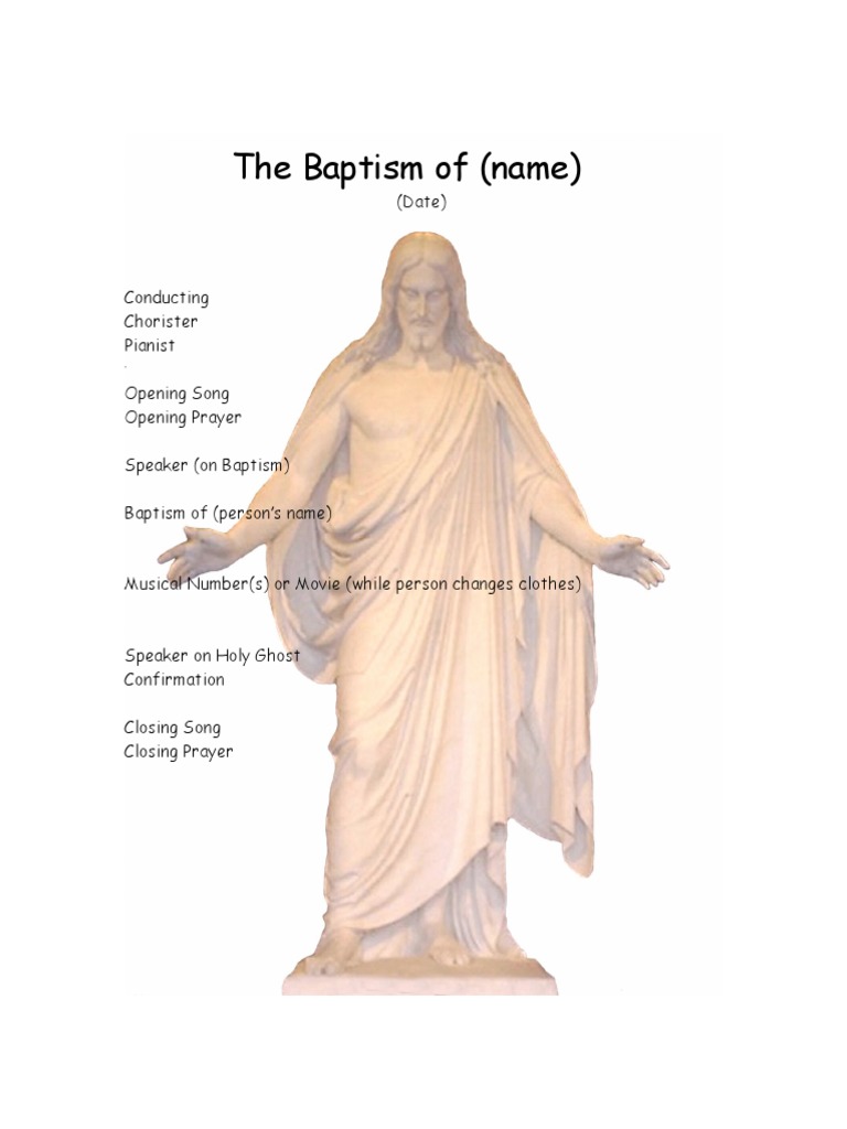 Baptism Outline PDF