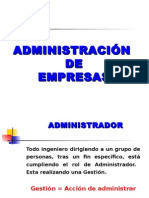 Conceptos de Administracion y Organizacion de Empresas