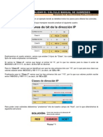 DOCUMENTOS DE APOYO. Ca¦ülculo manual de subredes