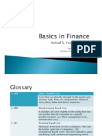 Basics in Finance