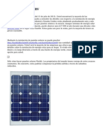 Paneles Solares de RV