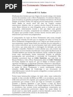 O Texto Do Novo Testamento_ Manuscritos e Versões_ - Professor R.v.G