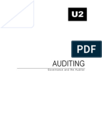 Auditing: Governance and The Auditor