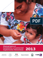 Manual Suplemento Alimenticio 2013 Def PDF