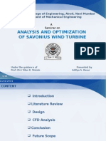 Analysis and Optimization of Savonius Wind Turbine