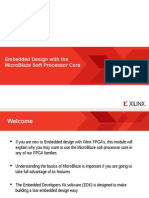 Embedded Design With The Microblaze Soft Processor Core: Fpga and Asic Technology Comparison - 1