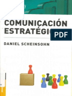 Comunicación Estratégica, De Scheinsohn (2009)