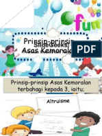 Prinsip Asas Kemoralan