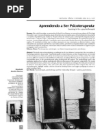 Aprendendo a Ser Psicoterapeua
