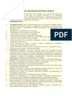 Carpeta Ped. Educacion Para Trabajo