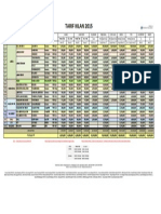 Tarif Iklan Sonora Network - 2015 - Per 26 Nov 2014 - 1 City 1 Radio