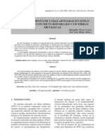 Comportamiento de Losas Apoyadas en Suelo Utilizando Concreto Reforzado Con Fibras Metálicas