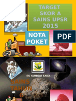 Notapoket Sains Upsr