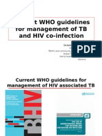 Current WHO guidelines for managing TB & HIV co-infection: Dr Avinash Kanchar, WHO GTBP