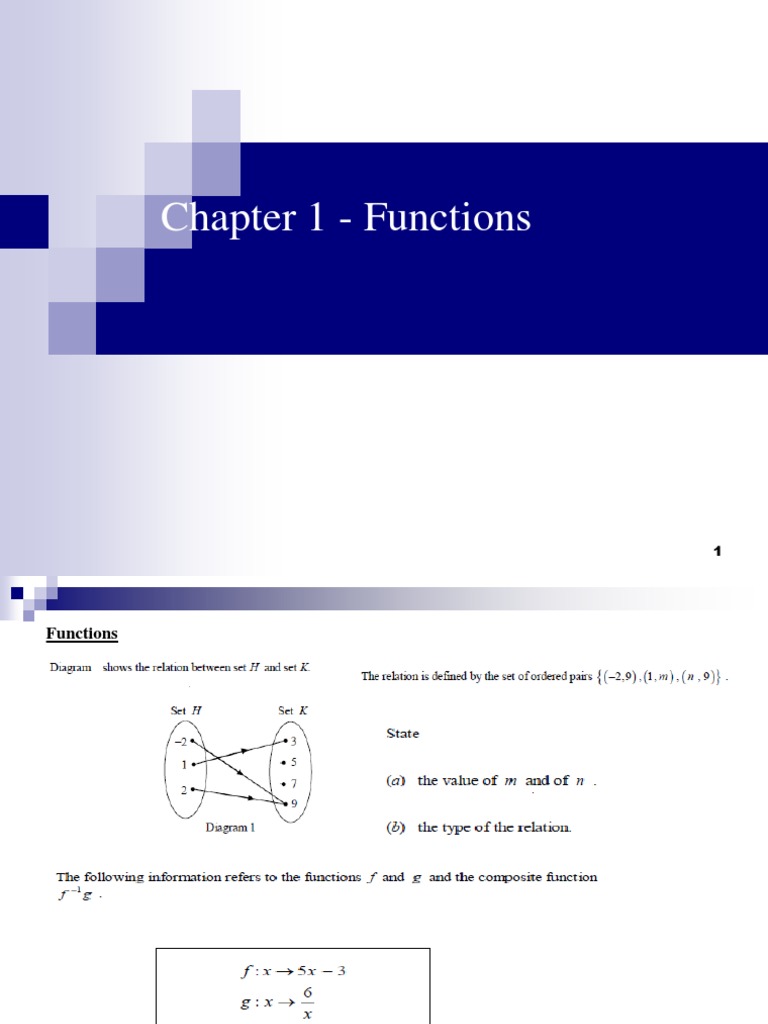 Functions Overview Chapter | PDF