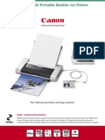 PIXMA Ip90 Portable Bubble Jet Printer: The Ultimate Portable Printing Solution