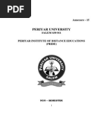 Periyar University: Annexure - 15