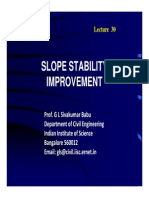 Slope Stability Improvement