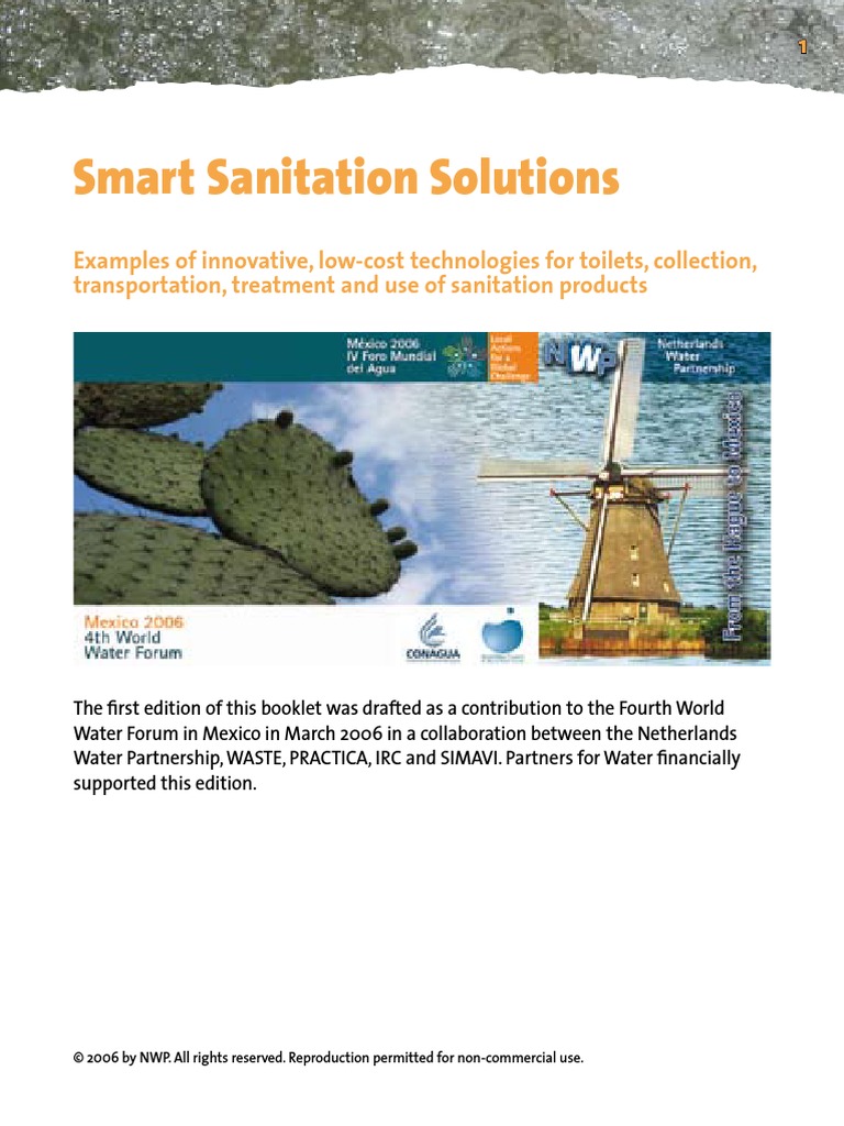 1 Smart Sanitation Solutions Book From NWP 2006 Sanitary Sewer