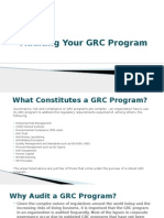 AudiAuditing Your GRC Programting Your GRC Programs