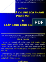 Phaân Boå Chi Phí Boä Phaän Phuïc Vuï & Laäp Baùo Caùo Boä Phaän