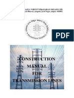 Construction Manual for Transmission Lines