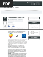 Photoshop vs Coreldraw