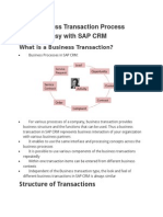 How Business Transaction Process Becomes Easy With SAP CRM