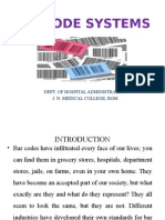 Barcode Systems: Dept. of Hospital Administration J. N. Medical College, BGM