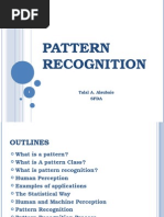 Pattern Recognition: Talal A. Alsubaie Sfda