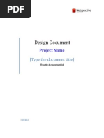 Module Design Document Template