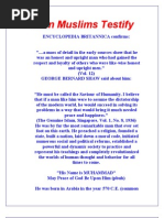 Non Muslims Testify