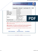 SSC - Registration Slip