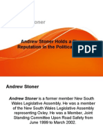 Andrew Stoner Holds A Fine Reputation in The Political Field