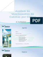 Analisis de Vencimiento CxC al 31052015 .pptx