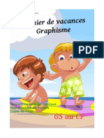 Cahier de Graphisme GS CP PDF
