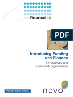 Introducing Funding & Finance for Voluntary Organisations