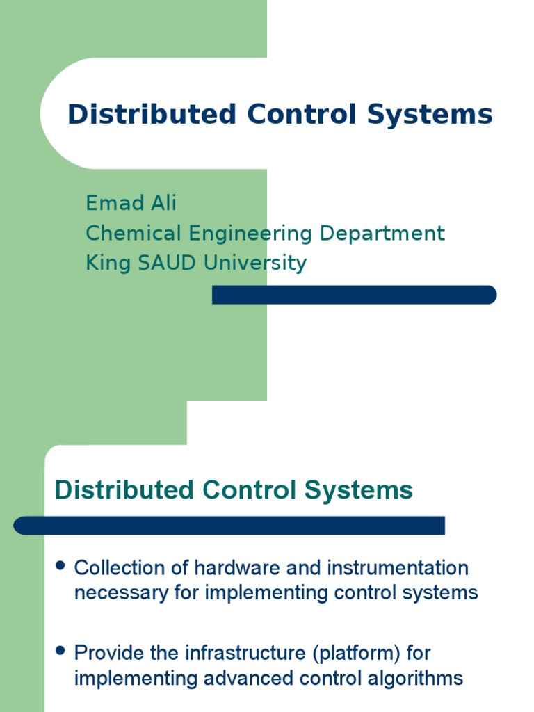 Distributed Control Systems Overview | PDF