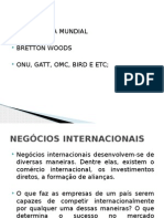 Aula 3 - Negocios Internacionais - Operações e Reguladores