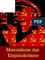V I Lenin Materialisme Dan Empiriokritisme