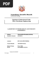 Download Lab Report for Permeability and Porosity by Mohammed Erwaiha SN276227074 doc pdf