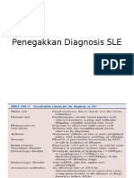Penegakkan Diagnosis SLE