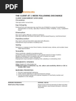 Download NurseReviewOrg - The client at 1 week following discharge by nursereview SN2762403 doc pdf