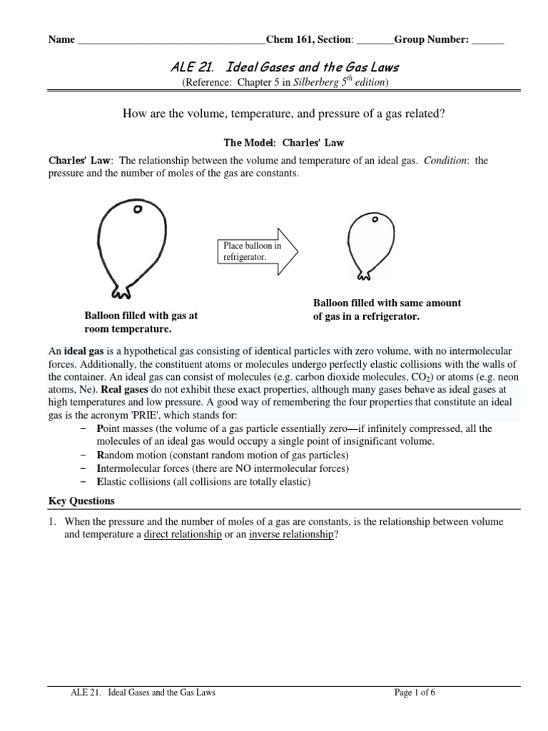 Ideal Gas Laws Explained | PDF | Gases | Temperature