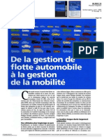 Gestion de Parc Auto: Enjeux