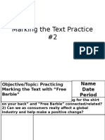 Marking The Text Practice2