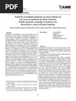 Perfil da sexualidade feminina em universitárias de um curso de medicina de Santa Catarina.